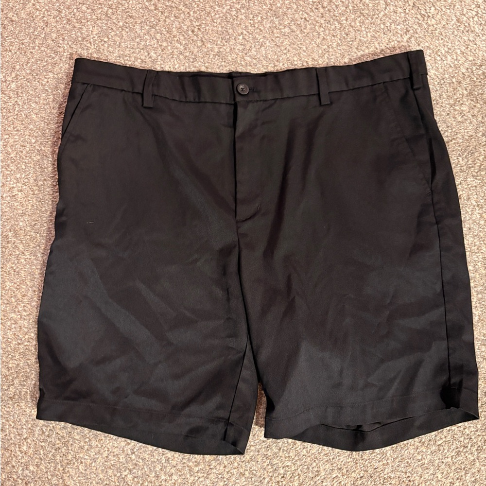 Amazon Essentials Flat Front Black Men's Shorts